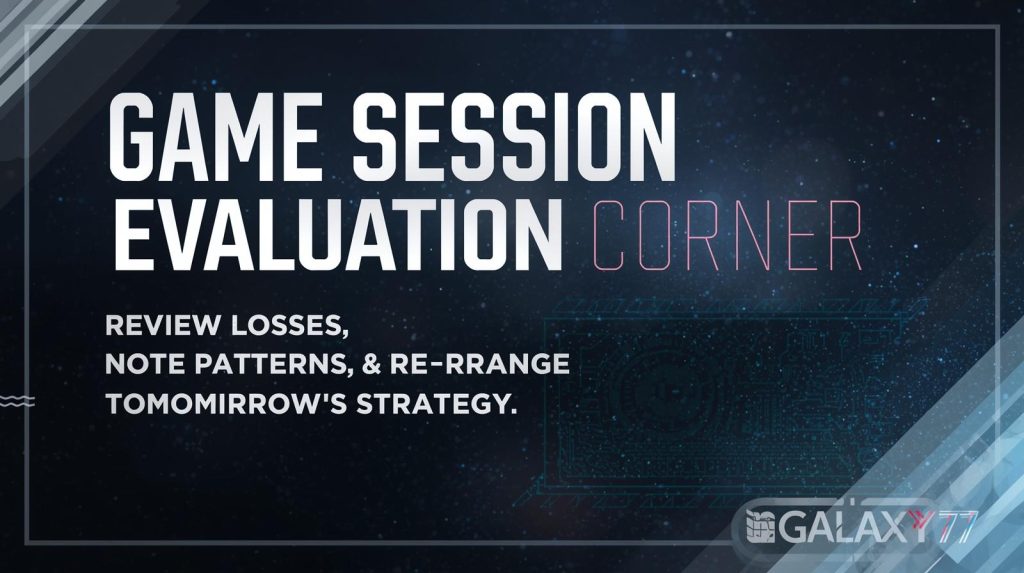 Pojok Evaluasi Sesi Main Buat Review Loss, Catat Pola, dan Susun Ulang Strategi Besok